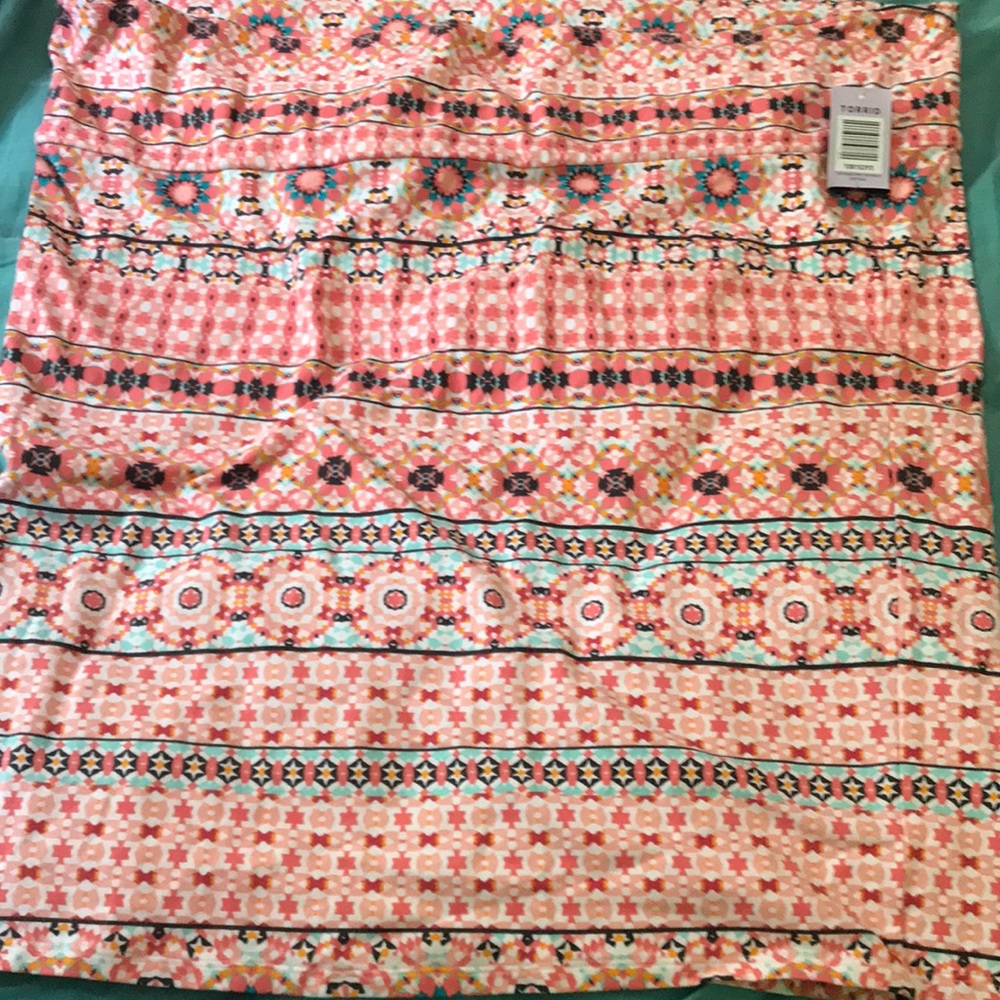 Torrid Mosaic Print Pencil Skirt